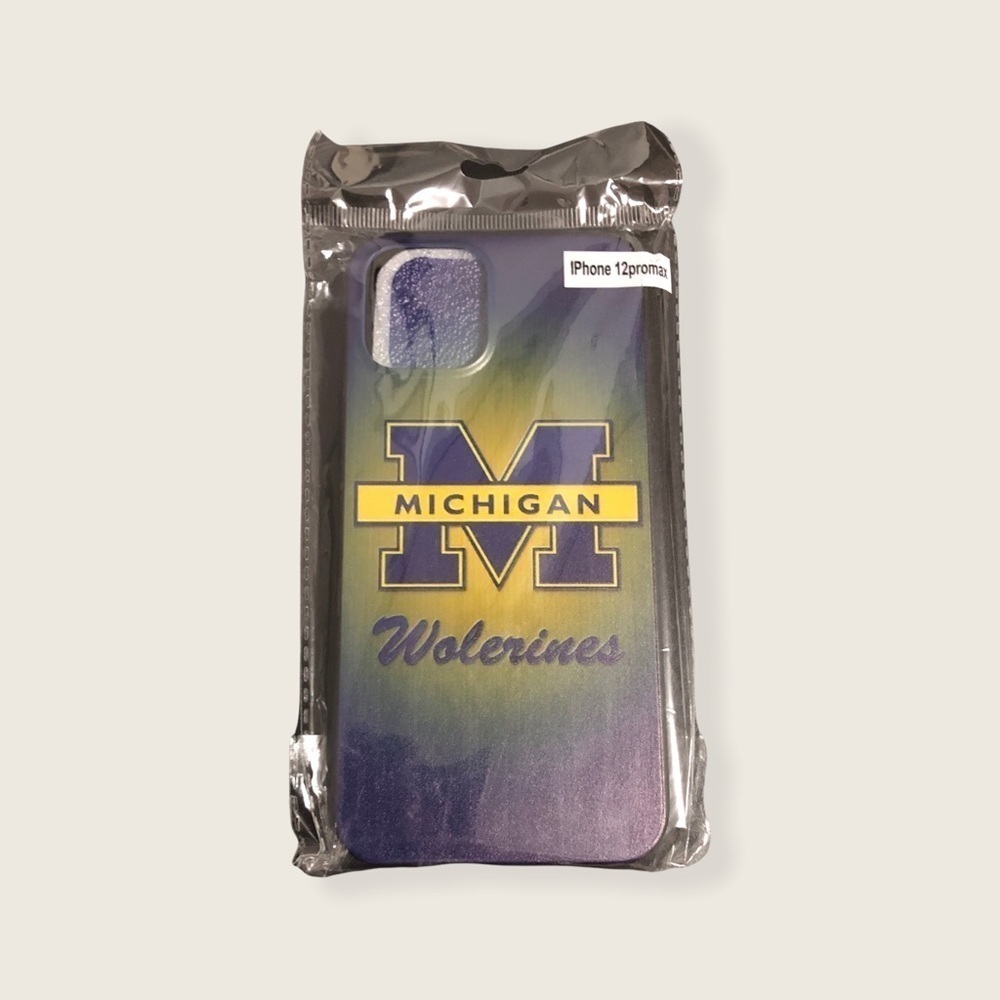 Michigan Wolverines Plastic Phone Case - iPhone 12 Pro Max